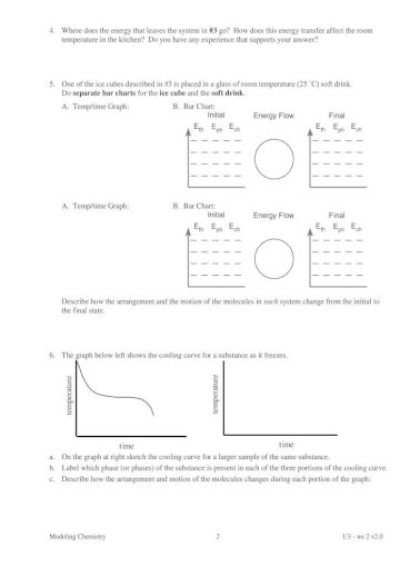 Unit 3 Worksheet 2 Chemistry Answers Energy Bar Charts Chart Examples