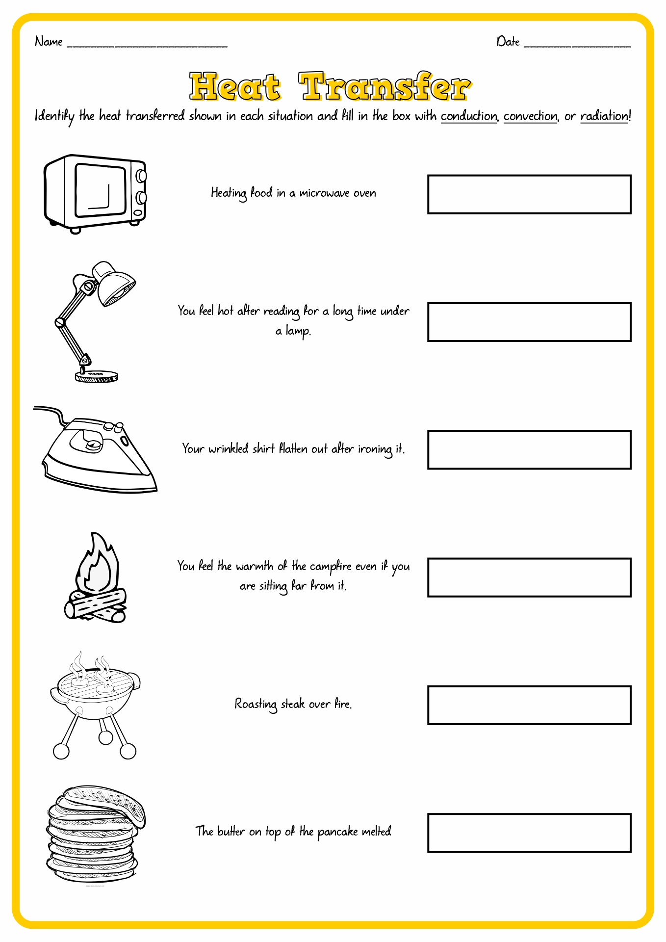 10 Light And Heat Energy Worksheets Worksheeto