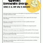 10 Types Of Energy Worksheet