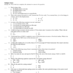 12 Chapter Test B Work And Energy Answer Key PerriHoorain