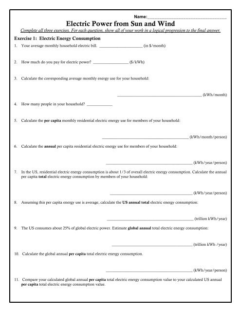 22 How To Calculate The Electrical Energy TheBitsFactory