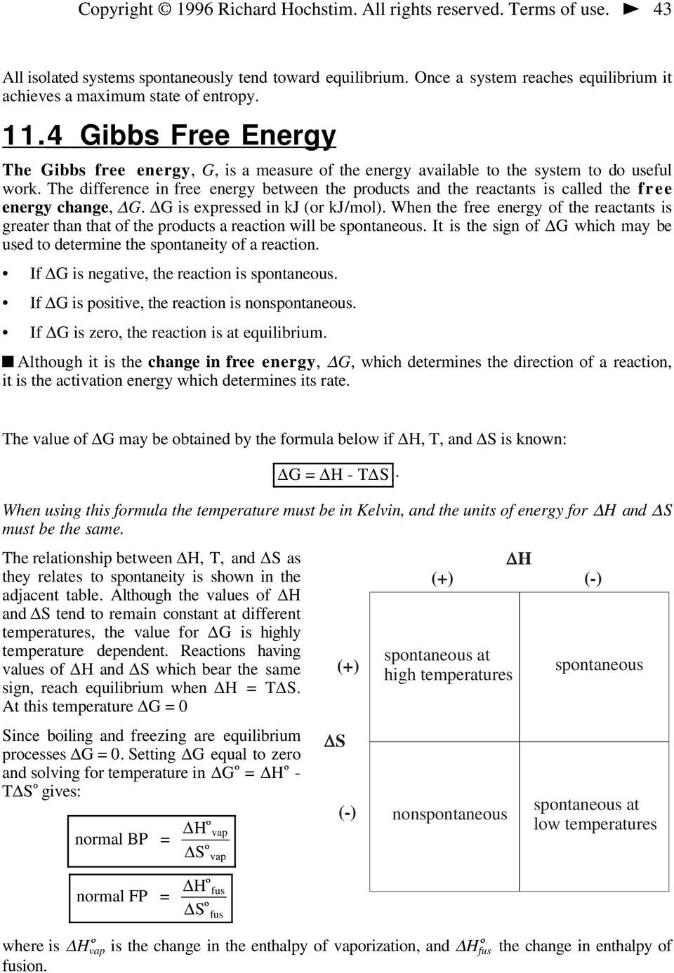 30 Gibbs Free Energy Worksheet Education Template