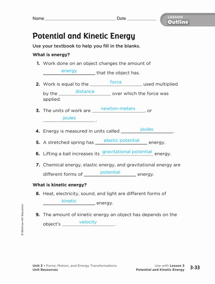 50 Energy Transformation Worksheet Answer Key In 2020 Energy