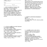 Ap Chemistry Equilibrium Worksheet Free Download Goodimg co