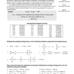 Bond Energy Worksheets By Olivia Hunter Issuu