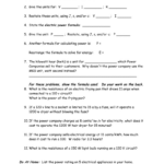 Calculating Electrical Energy And Cost Worksheet Answers Db excel