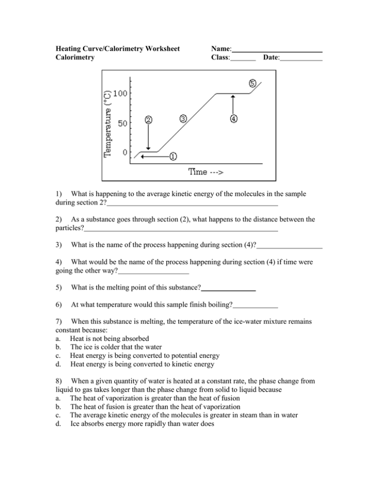 Calorimetry Practice