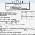 Chem Blog Of Darkness Entropy Worksheet