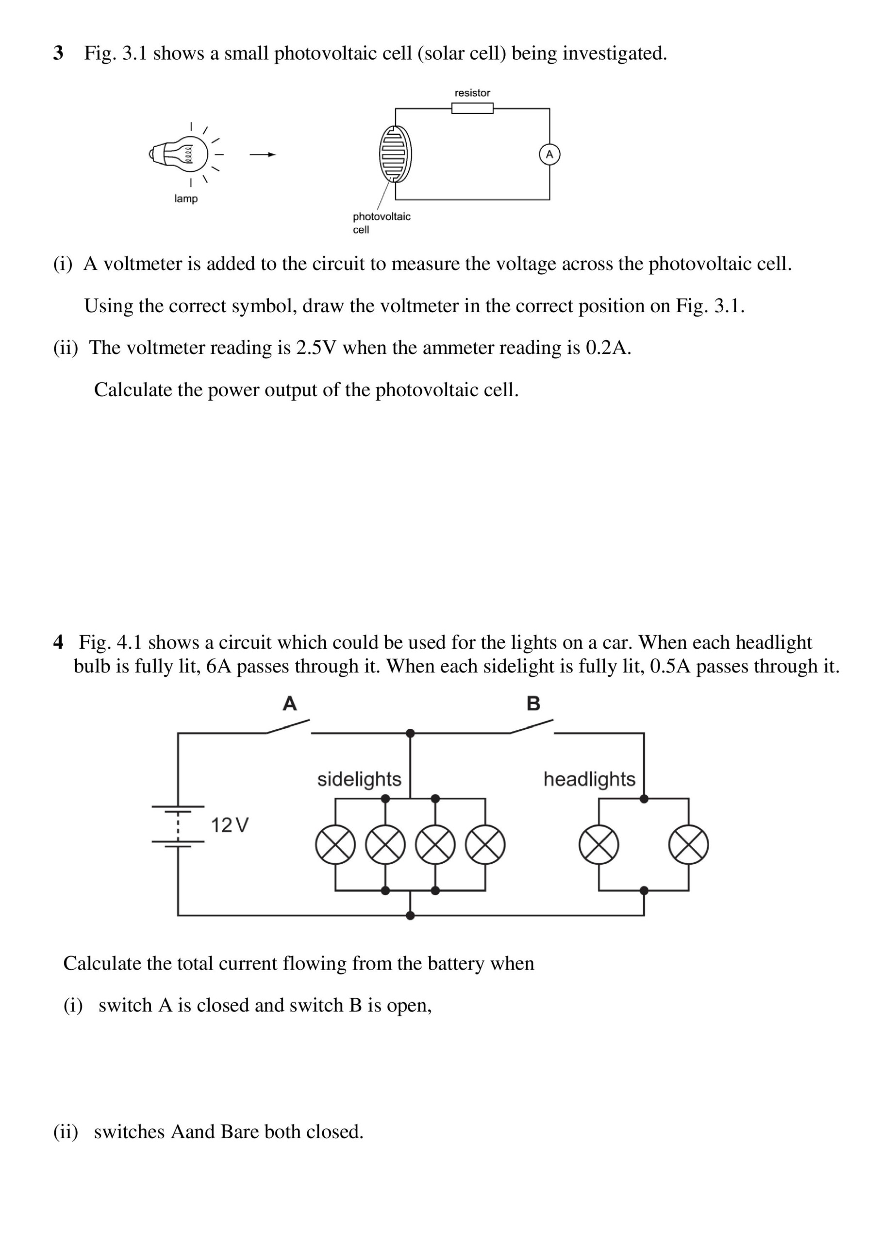 Current Voltage And Resistance Worksheet