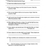 Electron Energy And Light Answer