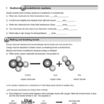 Endothermic Vs Exothermic Worksheet Answers Free Download Qstion co