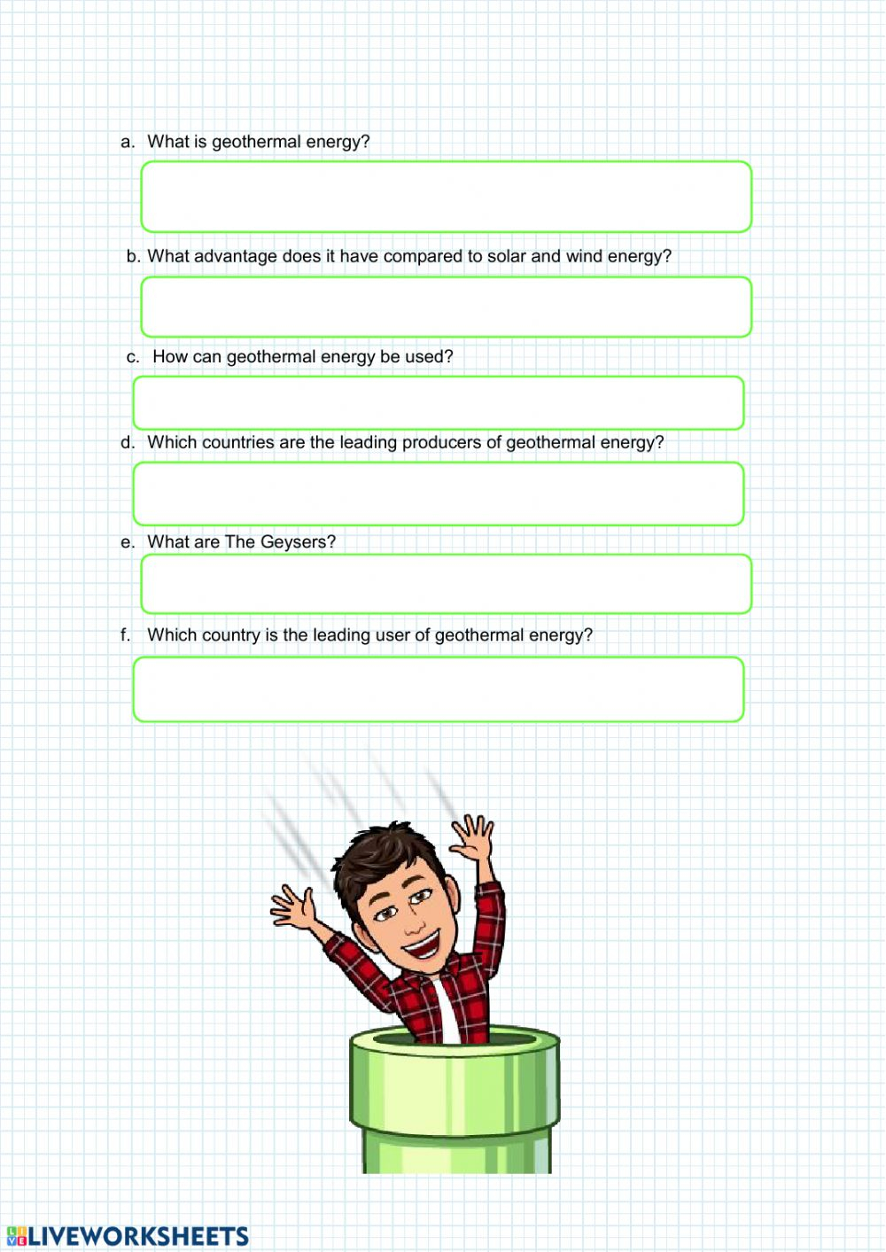 Energy Activities For 3rd Grade