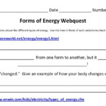 Energy Webquest DocHub