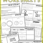 Force And Motion Worksheets Force And Motion Motion Activities