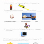 Forms Of Energy Worksheet Answers Fresh 2 07 Energy Conversions Please