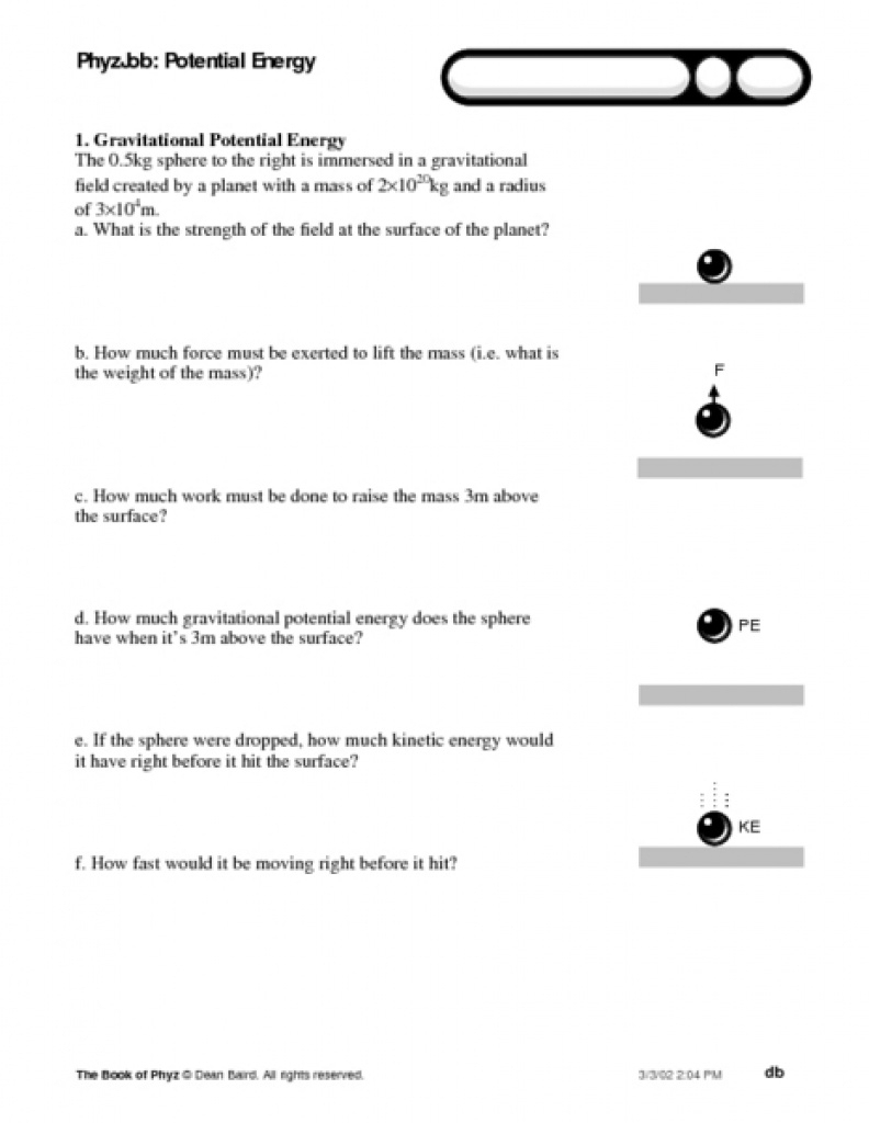 Free Printable Worksheets On Potential And Kinetic Energy Lexia s Blog