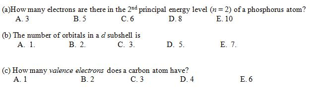 How Many Electrons Are There In The 2nd Principal Energy Level n 2 