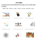 Ks3 Year 8 Energy Homework Teaching Resources Energy Exercise For