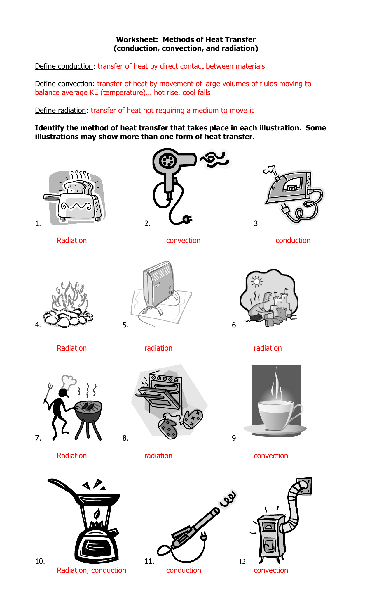 Methods Of Heat Transfer Answers