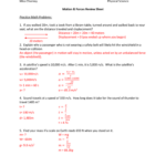 Motion Forces Review Sheet Answer Key Math Worksheet Answers