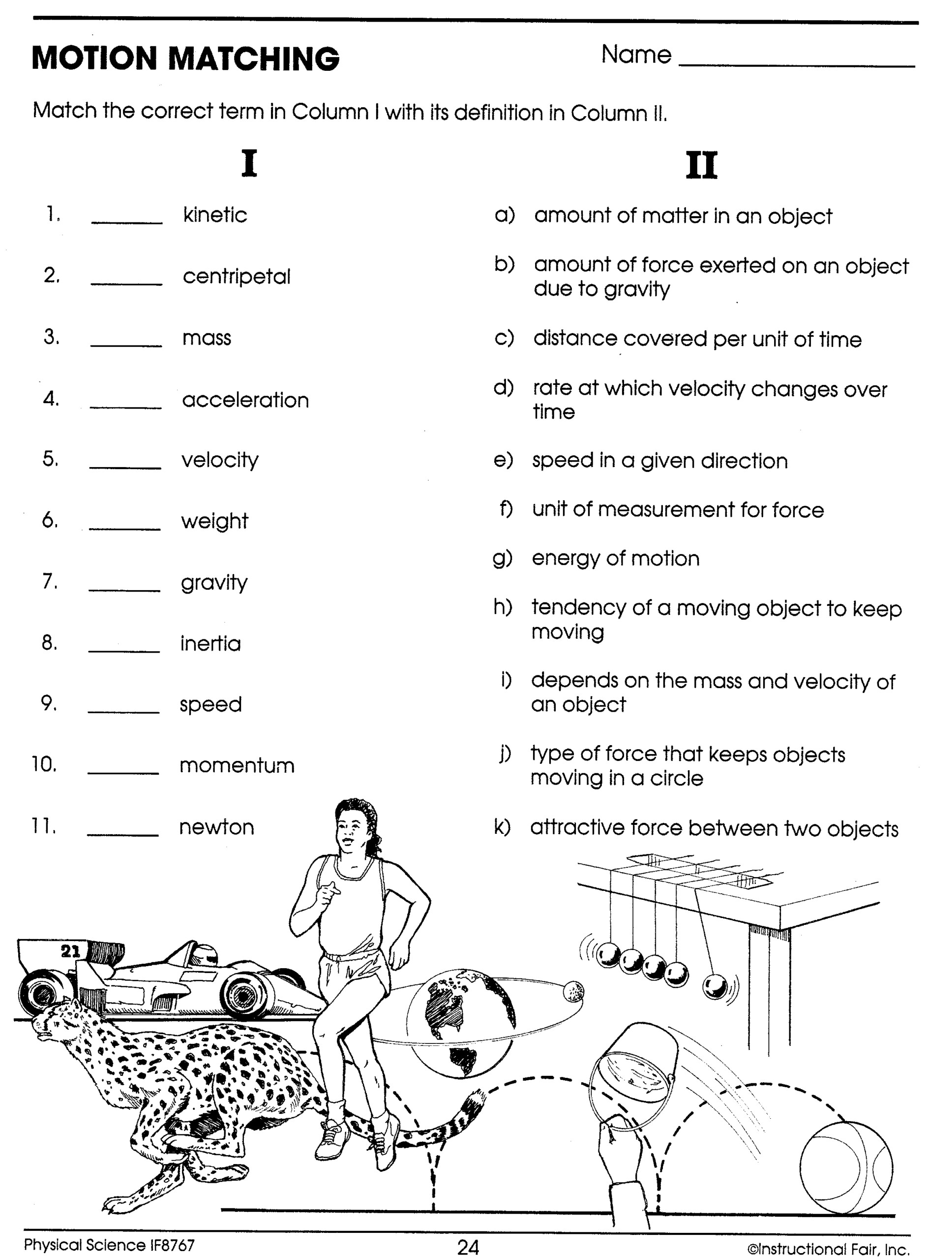 Potential And Kinetic Energy Worksheets Pdf