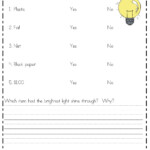 Reflection And Refraction Worksheet