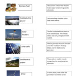 Renewable Energy Sources Match Up Worksheet In 2022 Renewable Sources