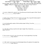 Roller Coaster Energy Worksheet Answer Key Uphandicrafts