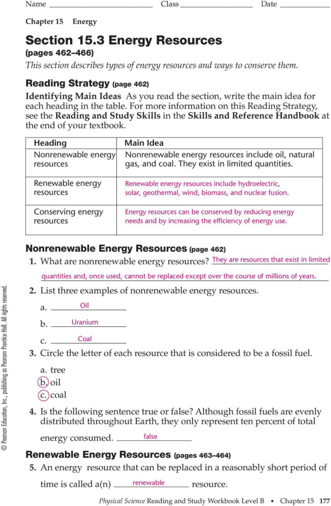 Section 151 Energy And Its Forms Pages Pdf Db excel