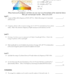 Wavelength Frequency And Energy Worksheet Db excel